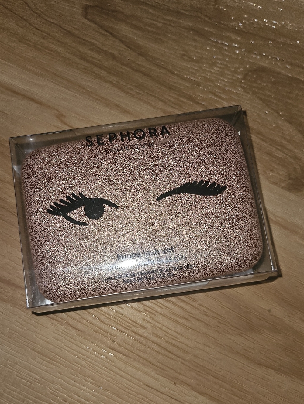 Sephora Rose Gold Glitter Fringe Lash Set